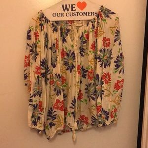 Flower bohemian top